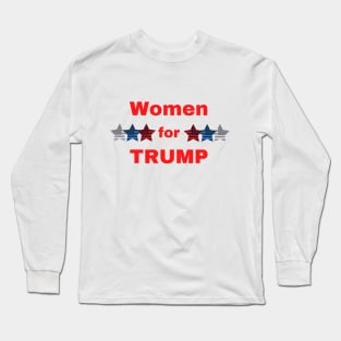 Women for Trump 2024 Long Sleeve T-Shirt